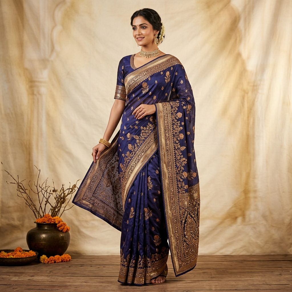 Chanderi Saree